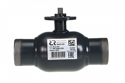 065N0132R RJIP Premium Кран шаровой WW DN65 PN25 GF (приварной, под привод, С/П), Ридан